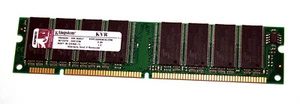 256 MB SD-RAM 168-pin PC-133U non-ECC 'Kingston KVR133X64C3L/256' - Photo 1/2