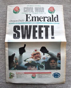 orig. 1994 Rose Bowl Issue University of Oregon DAILY EMERALD *Sweet!* Headline - Picture 1 of 4