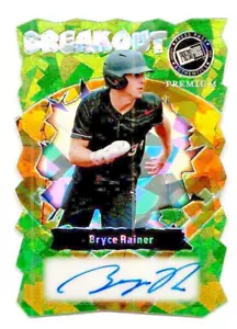 2024 Press Pass Premium Bryce Rainer Breakout Die Cut auto #B-BR1 Sn 4/10 - Picture 1 of 2