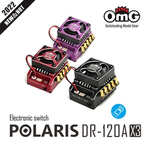 OmG ESC X3 Sensored Brushless 120A for Drift On Road off-road Electronic Switch - Picture 1 of 24