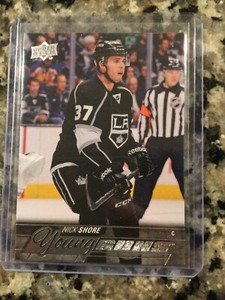 2015-16 Upper Deck Series 1 Nick Shore Young Guns Rookie Los Angeles Kings