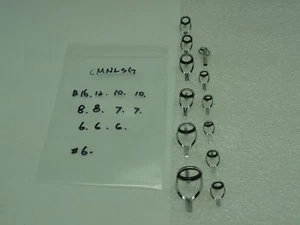 CMNLSG verchromt S.S Guide SIC Ring Inshore Rod Set 11 #16~6 mit #6 Top - Bild 1 von 8