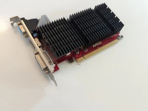 AMD Radeon HD 5450 1 GB DVI VGA HDMI PCI-E Graphics Card Silent - Picture 1 of 8