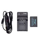 LP-E17 Battery + Home/Car Charger for Canon T6i, T6s, M3, 750D, 760D Kiss X8i