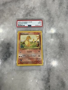 2000 Pokemon Base Set II 69/130 Charmander PSA 9 Mint Unlimited - Picture 1 of 2