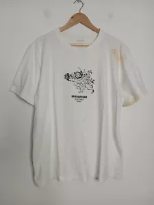 Maharishi Shirt Mens XL Extra Large White Four Stages Graphic Print Distressed - Bild 1 von 20