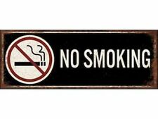 No Smoking Vintage Metal Sign