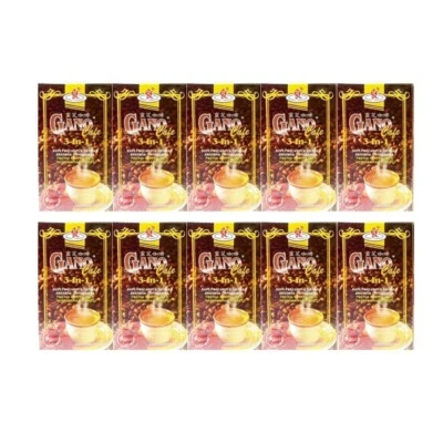 10 Boxes Organic Ganoderma Coffee Gano Excel Ganocafe 3in1 Cafe Latte - Image 1 of 4