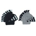 Funny Knit Roman Knight Hat Barbarian Earflap Skull with