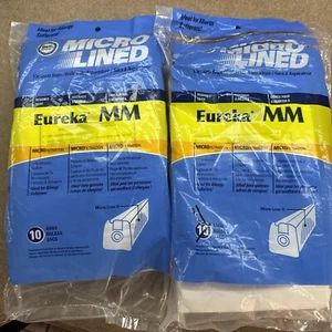 21 MDVC Microlined Vacuum Bags Eureka MM 2 Packs 1 Xtra So 21 Total! - Picture 1 of 4