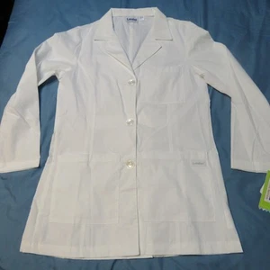 Landau Women Consultation / Lab Coat 8726 New, Long Sleeve Size Xsmall - Picture 1 of 7
