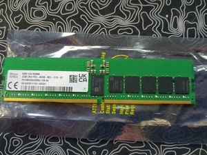 Hynix 32GB DDR5-4800 PC5-38400 2Rx8 EC8 RDIMM Server Memory RAM HMCG88AEBRA113N - Photo 1/1