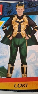 Nuevo en Paquete MARVEL Loki Adulto Halloween Disfraz Hombre Talla L Jazwares Foto 1 de 4