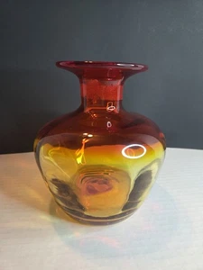 Decanter in vetro arcobaleno mandarino amberina - senza tappo 6" - Foto 1 di 14