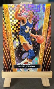 2023-24 Topps Finest Show Stoppers Checkerboard Refractor - Magic Johnson #SS-20 - Picture 1 of 2