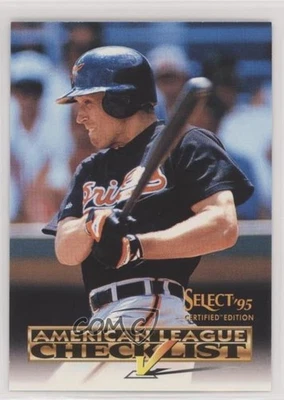 Lista de verificación 1995 edición certificada seleccionada Cal Ripken Jr #3 patio Foto 1 de 2