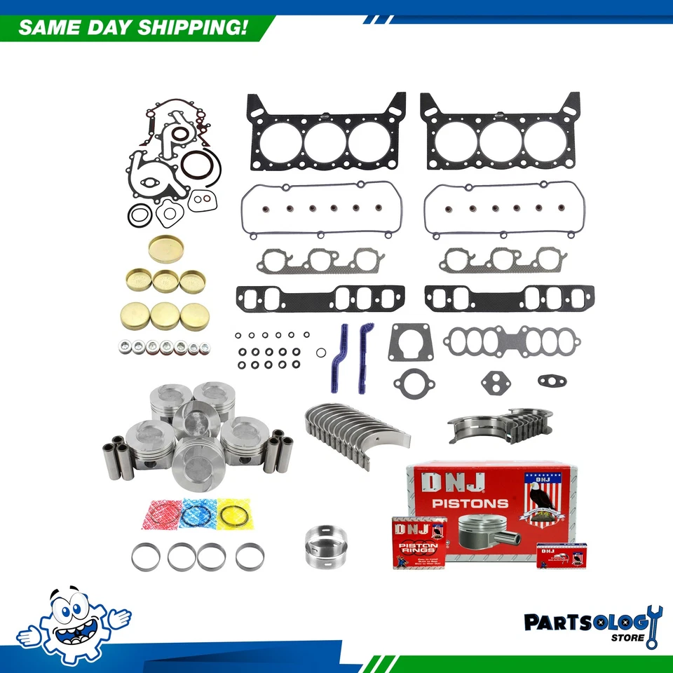 DNJ EK4134 Engine Rebuild Kit For 94-95 Ford Lincoln Continental Sable 3.8L OHV - Image 1 of 4
