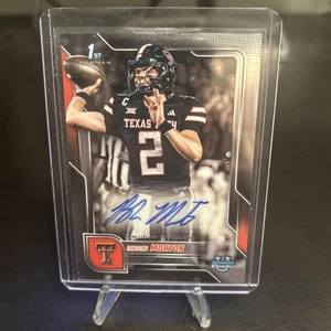 2025 Bowman Chrome U Behren Morton Auto 1st #BCA-BM - Bild 1 von 2