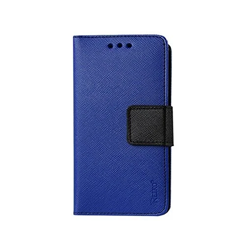 Reiko FC22-LGVOLT2NV Cartera Estuche 3 en 1 para LG Volt 2 LS751 G4C G4 C90 Azul Marino Foto 1 de 1