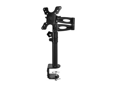 Soporte de montaje de escritorio inclinable ajustable de 3 vías - negro para monitores de 13 a 30 pulgadas Foto 1 de 4