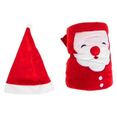  Decke mit Weihnachtsmotiv, für Büro, Nickerchen, Cartoon-Decke, Studenten, - Bild 1 von 4