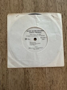 Music Is For Children Level 2 - Harmony Sing Along Record, 33-1/3 RPM, 1981 - Picture 1 of 3