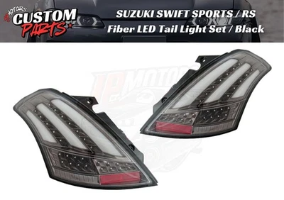 SUZUKI SWIFT SPORTS RS ZC32S ZC72S Juego de luces traseras LED de fibra negro/intermitente cuadrado Foto 1 de 4