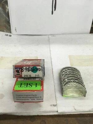 Fits NISSAN ALTIMA QR25DE 2.5 2002-2009 Rod Bearing Set 4B9660-010 12111-53F01 - Image 1 of 2