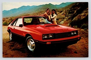 1979 Red Mercury Capri RS cartolina d'epoca cromata non spedita - Foto 1 di 2