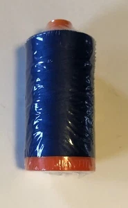 Aurifil 50WT Solid Mako Cotton Thread 2740 Cobalt Blue 1422 Yards New C23 - Picture 1 of 2
