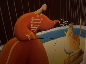 Original Work On Cavas: “Tamer Of The Striped Cat” By Jean-Louis Toutain - Picture 1 of 13