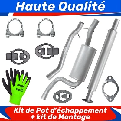 Kit de pot d'échappement pour Ford Focus C-Max MK1 Focus MK2 C-Max MK1 2.0 TDCi - Photo 1/4