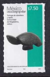 pp293 Mexico Creacion Popular 2023 Sc#3168c Mc#4172lV Et#cp293 Turtle - Picture 1 of 1