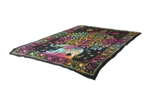 AamiraA Hippie Elephant Tree of Life Mandala Tapestry Bohemian Wall Hanging Dorm - Picture 1 of 9