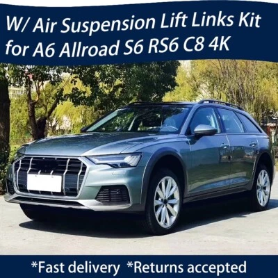 💥para Audi A6 C6 4K Allroad Quattro kit elevación eslabones nivelación suspensión neumática eleva Foto 1 de 4