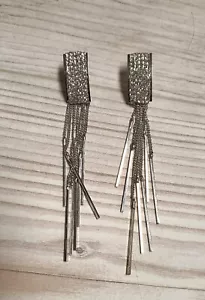 Ohrringe Ohrstecker Silber Farbig Strass Trachtenschmuck Retro Design Vintage - Bild 1 von 12