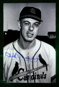 #1252, 4" x 6" Photo Card, Signed-Autographed, Cliff Chambers, Cardinals - Picture 1 of 2