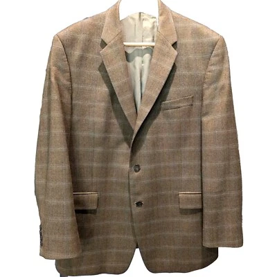 Винтажный Calvin Klein 3 кнопки Sport пальто костюм куртка шерсти кашемира смесь осени - Изображение 1 из 4