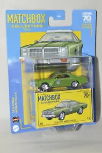 Coche de policía Dodge Monaco 1978 1:64 diecast Matchbox Collectors 15/22 - Imagen 1 de 1