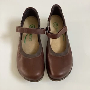 Naot Koati Mary Jane Flats Toffee Walnut Leather Sz EU 36 US Sz 5-5.5 - Picture 1 of 11