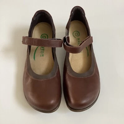 Naot Koati Mary Jane Pisos Caramelo Cuero Nogal Talla EU 36 EE. UU. Talla 5-5,5 Foto 1 de 4