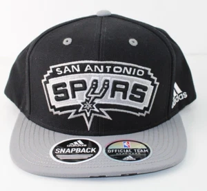 San Antonio Spurs NBA On Court Snapback Adjustable Hat Black One Size Fits All - Picture 1 of 10