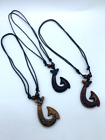 three tribal surf style necklace cord adjustable handmade natural surf style