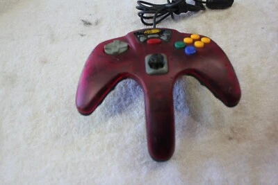 MadCatz Nintendo 64 Wired Controller Mad Catz N64 Red Gamepad - Image 1 of 4