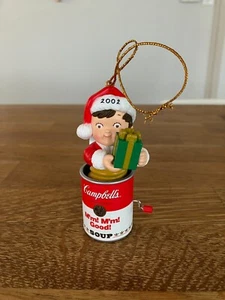 2002 Campbell's Kid in a can Christmas ornament - Picture 1 of 9