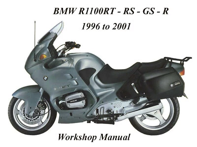 B.M.W R1100RT - RS - GS - R 1996 to 2001 WORKSHOP MANUAL - PDF Files - Image 1 of 2