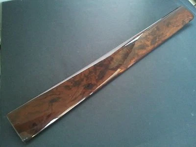 2003 AUDI A6 QUATTRO C5 ALLROAD LEFT FRONT DOOR INTERIOR WOOD TRIM VAVONA BROWN - Image 1 of 4