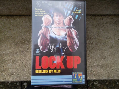 Lock up, Action, sehr gut erhaltene  Farb-VHS.Kassette, mit Sylvester Stallone - Bild 1 von 2