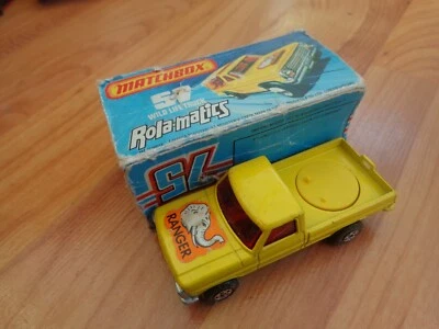 VINTAGE MATCHBOX LESNEY SUPERFAST ROLAMATICS NO.57 WILD LIFE TRUCK BOXED NR MINT - Image 1 of 3