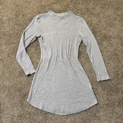 Vestido Camisa Suéter Derek Corazón Cuello Simulado Body-con Manga Larga Grande Ligero Foto 1 de 4